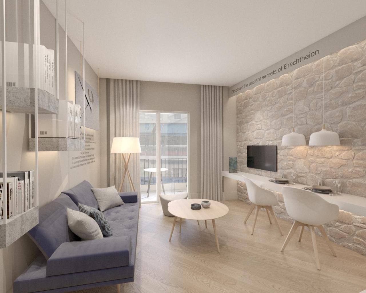 Aparthotel Great Living Koukaki Athen Exterior foto